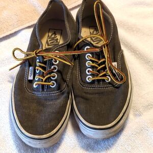 Vans Gray Canvas Authentics